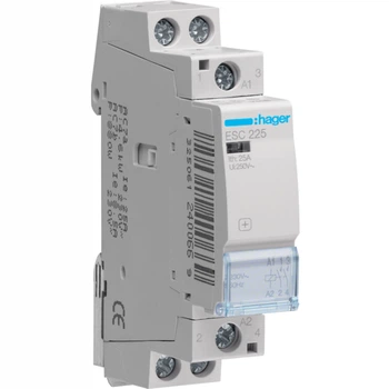 Контактор модульний 2P 25А 2NO 230V [ESC225] Hager