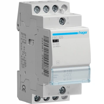 Контактор модульный 3P 25А 3NO 230V [ESC325] Hager