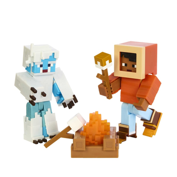 Ігровий набір Mattel Minecraft Creator Series Mount Enderwood Yeti Scare Mini-Figure Story Pack (194735117390)