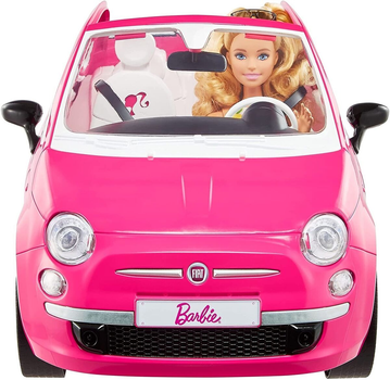 Zestaw do zabawy Mattel Barbie Fiat 500 Doll and Vehicle (887961961157)