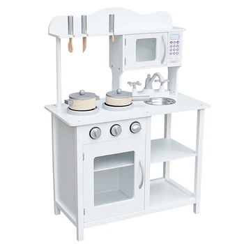 Детская деревянная кухня RicoKids RC-800 60 x 30 x 85 cm + аксессуары (9048)