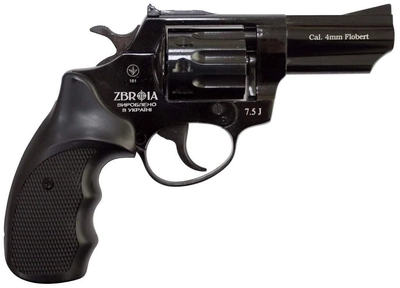 Револьвер под патрон флобер Zbroia Profi 3 (черный/пластик)
