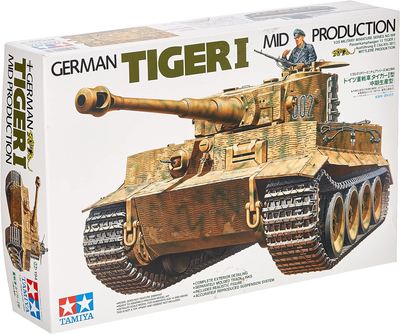 Модель для складання Tamiya Німецький Тигр I Mid Production 1:35 (4950344992744)