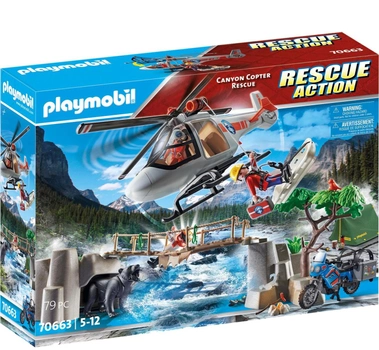 Ігровий набір Playmobil Rescue Action Canyon Copter Rescue (4008789706638)