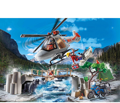 Ігровий набір Playmobil Rescue Action Canyon Copter Rescue (4008789706638)