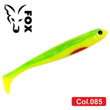 Силиконовый виброхвост Fox 10см Reaper #085 (chartreuse lime red) (1шт)