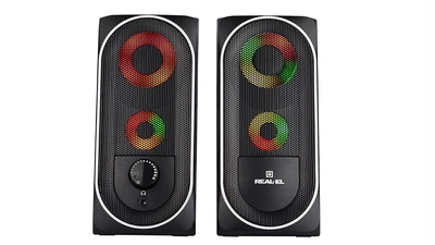 Акустична система REAL-EL S-110 Black Чорний 30144