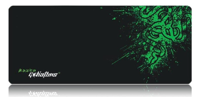 Килимок ігрова поверхня Razer Goliathus 90х40 см рейзер (670966903) Чорно-зелений