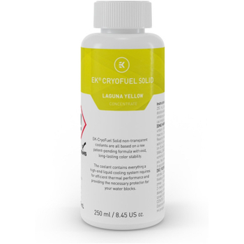 Охлаждающая жидкость Ekwb Охолоджуюча рідина EKWB EK-CryoFuel Solid Laguna Yellow (conc. 250mL) (3831109880241)