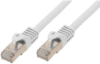 Патч-корд S-Conn Cat 6a/7 S/FTP RJ45 0.5 м White (4017538675330)