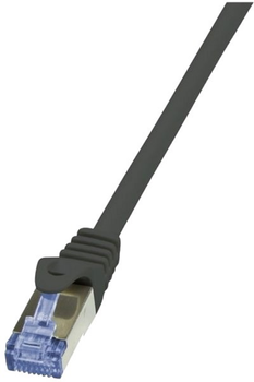 Патч-корд LogiLink PrimeLine Cat 6a RJ45 S/FTP 2 м Black (4052792020304)