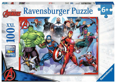 Puzzle Ravensburger Marvel Avengers 100 elementów (4005556108084)