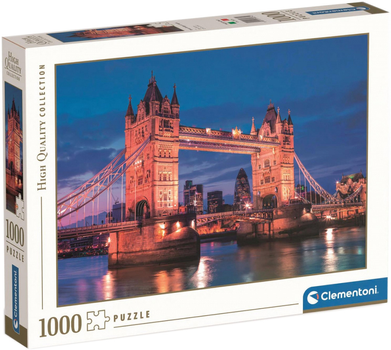 Puzzle Clementoni Tower Bridge At Night 1000 elementów (8005125396740)