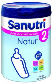 Mleko modyfikowane dla dzieci Sanutri Natur 2 800 g (8470003467674)