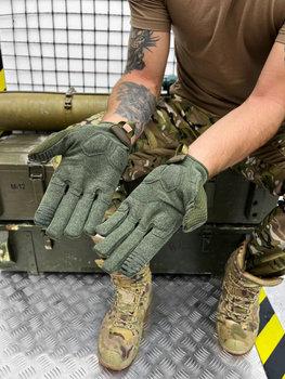 Тактичні рукавички M-Pact Tactical Gloves Olive L