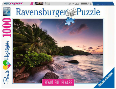 Пазл Ravensburger Острів Праслін Сейшельські острови 1000 елементів (4005556151561)