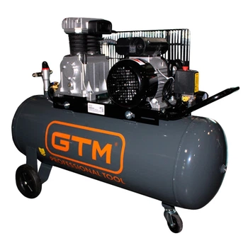 Компресор виского тиску ремінний GTM KCH2070B-100L (100 л, 300 л/хв, 2.2 кВт, 220-240 В)