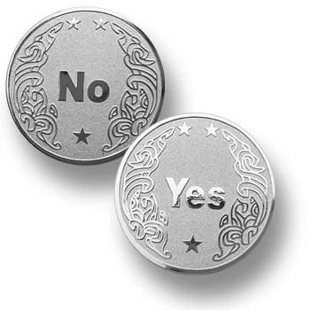 Монета для принятия решений "YES or NO" slv