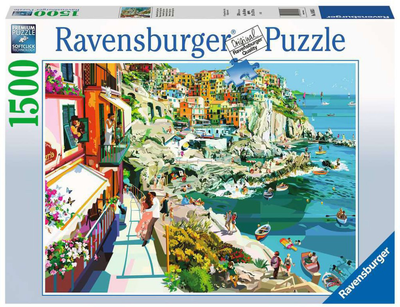 Puzzle Ravensburger Cinque Terre 1500 elementów (4005556169535)