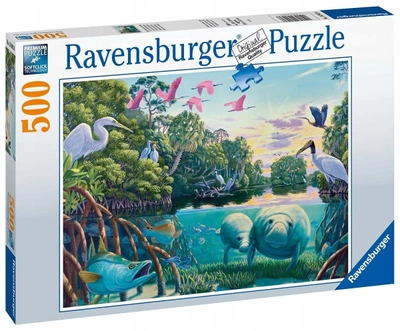Puzzle Ravensburger Morskie zwierzęta i ptaki 500 elementów (4005556169436)