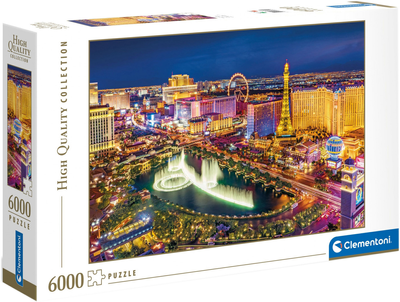 Puzzle Clementoni Las Vegas 6000 elementów (8005125365289)
