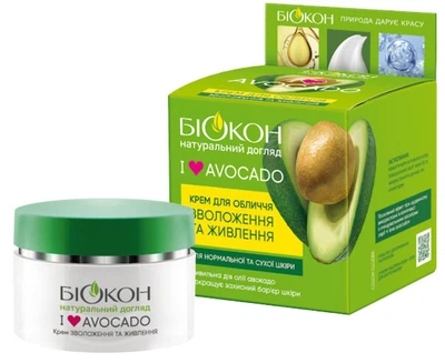 Крем для лица Биокон I love avocado Увлажнение и питание 50 мл (4823110302279)