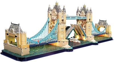 3D Пазл Cubic Fun Tower Bridge Led 222 елементи (6944588205317)