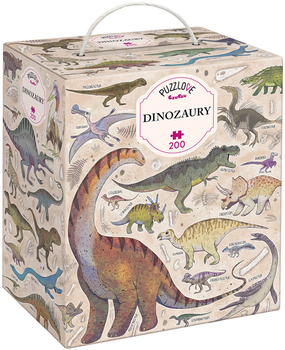 Puzzle Czuczu Puzzlove Dinozaury 200 elementów (5902983492306)