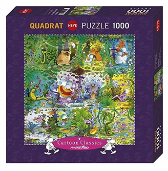 Puzzle Heye Szalony świat zwierząt 1000 elementów (4001689297992)