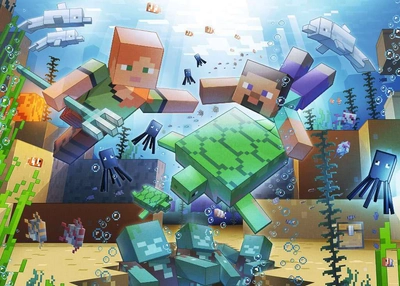 Puzzle Ravensburger Minecraft Mozaika 1000 elementów (4005556171873)