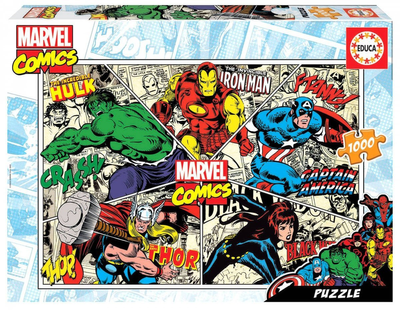 Puzzle Educa Komiksy Marvela 1000 elementów (8412668184985)