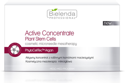 Активний концентрат Bielenda Professional зі стовбуровими клітинами рослин 10 x 3 мл (5902169014520)