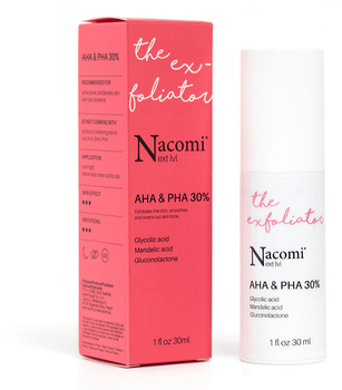 Пілінг для обличчя Nacomi Next Level кислота AHA і PHA 30% 30 мл (5902539702118)