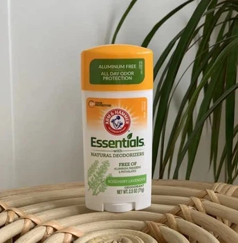 Дезодорант стік натуральний Arm & Hammer Essential з розмарином та лавандою 71 г