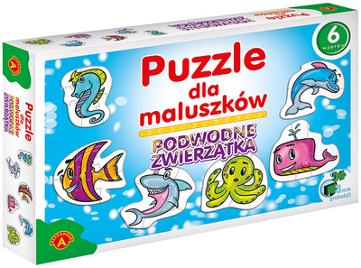 Puzzle Alexander dla Maluszków Podwodne Zwierzątka 27 elementów (5906018005363)