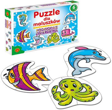 Puzzle Alexander dla Maluszków Podwodne Zwierzątka 27 elementów (5906018005363)