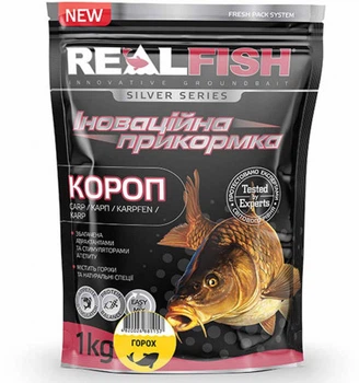 Прикормка RealFish 1кг Карп Горох РеалФиш,68480