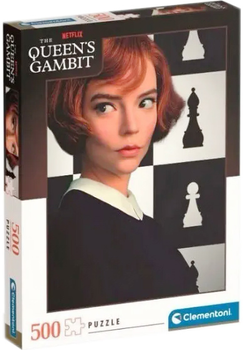 Пазл Clementoni Netflix Queen's Gambit 500 елементів (8005125351312)