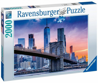 Puzzle Ravensburger Panorama Nowego Jorku 2000 elementów (4005556160112)