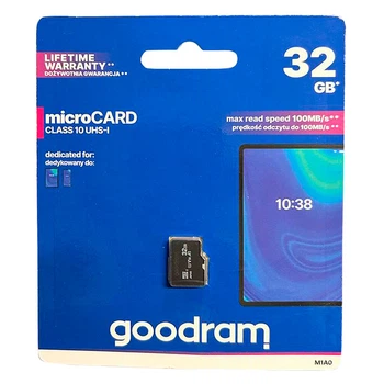 Карта памяти GOODRAM 32 GB microSD UHS-I Class 10 для передачи и хранения информации