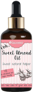 Olejek do ciała Nacomi Sweet Almond Oil z pipetą 50 ml (5902539701371)