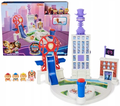 Ігровий набір Paw Patrol the Movie 2 Liberty&Poms Base Set + 4 фігурки собак, База Щенячого патруля "Місто пригод" (778988492468)