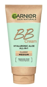 Krem BB Garnier Hyaluronic Aloe All-In-1 BB Cream nawilżający dla każdego typu skóry Śniady 50 ml (3600542416412)