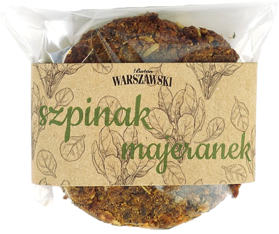 Ciastko Baton Warszawski Szpinak i Majeranek 60 g (5906395341276)