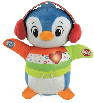 Інтерактивна м'яка іграшка Clementoni Пінгвін, що танцює, 24 см (8005125507177)