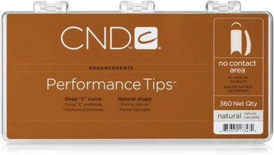 Профессиональные типсы CND Performance Tips 360 шт/уп (натуральные)