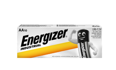 Батарейка щелочная Energizer Industrial AA10 (EN91), AA/(HR6), коробка 10шт
