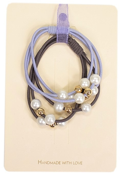 Резинки для волосся Yuko.B Armband Pearls 2 шт (3760343060068)