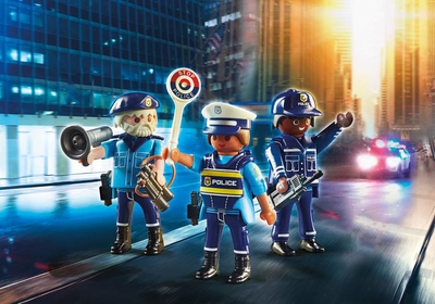 Figurki Playmobil City Action Police 3 szt (4008789706690)