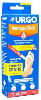 Стік для видалення бородавок URGO Tratamiento Verrugas Resistentes 2 мл (8470001847270)